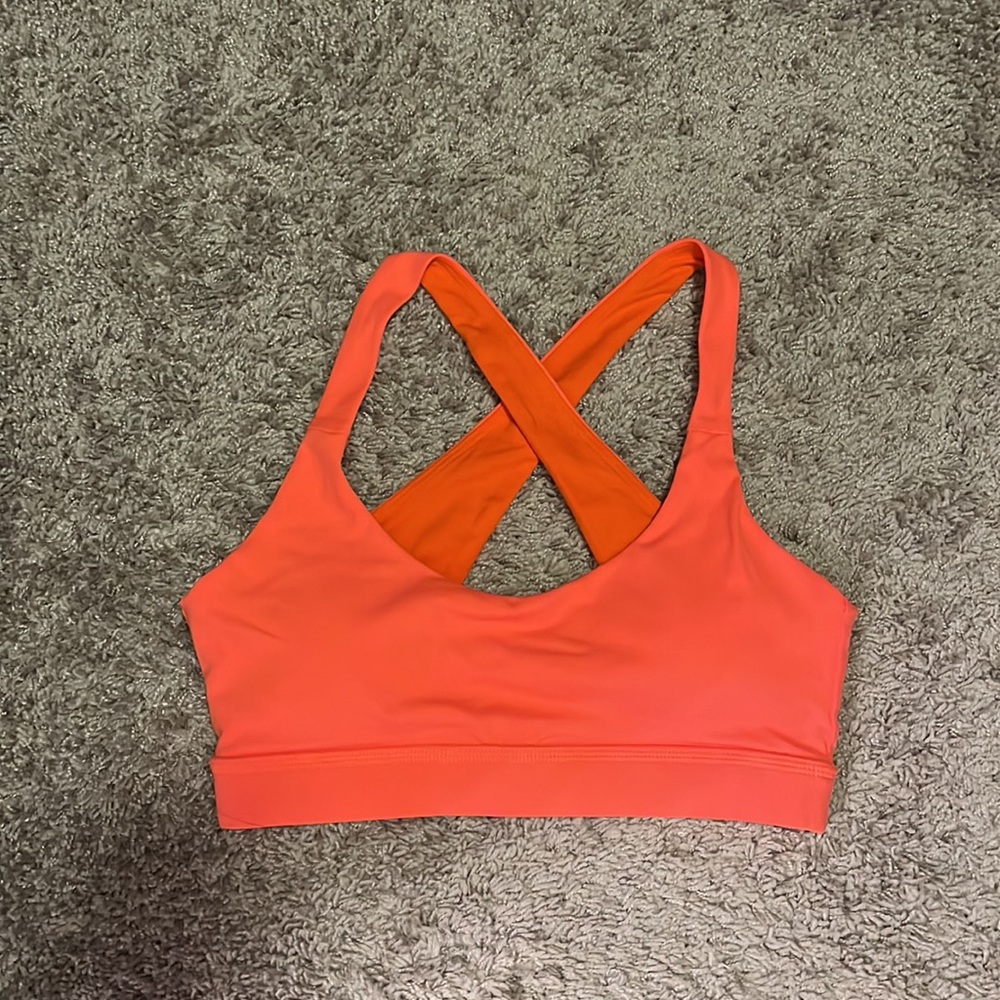 NWOT Orange Sports Bra & Leggings Set - Picture 2 of 7